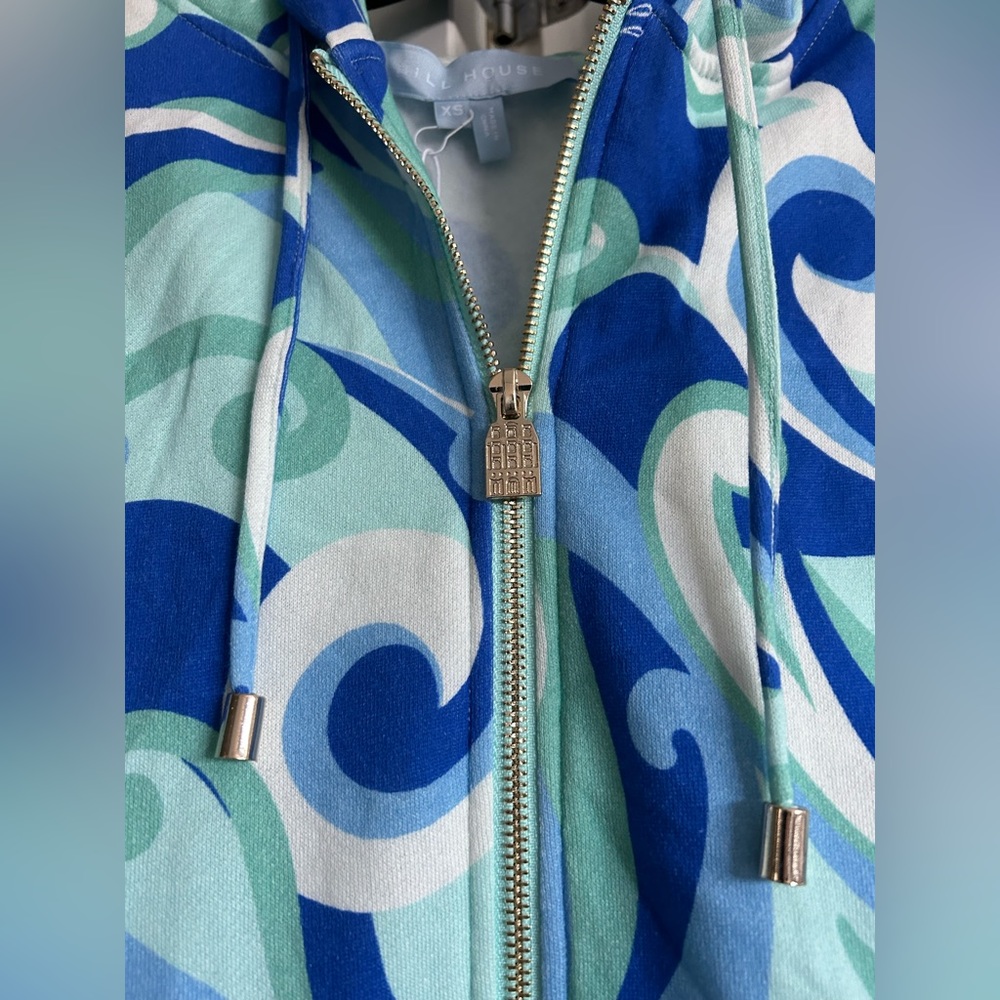 Brand new Hill house Allie Zip up Ocean Kaleidoscope XS